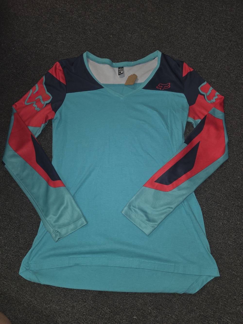 Fox Women's Teal Long-Sleeve Performance Top